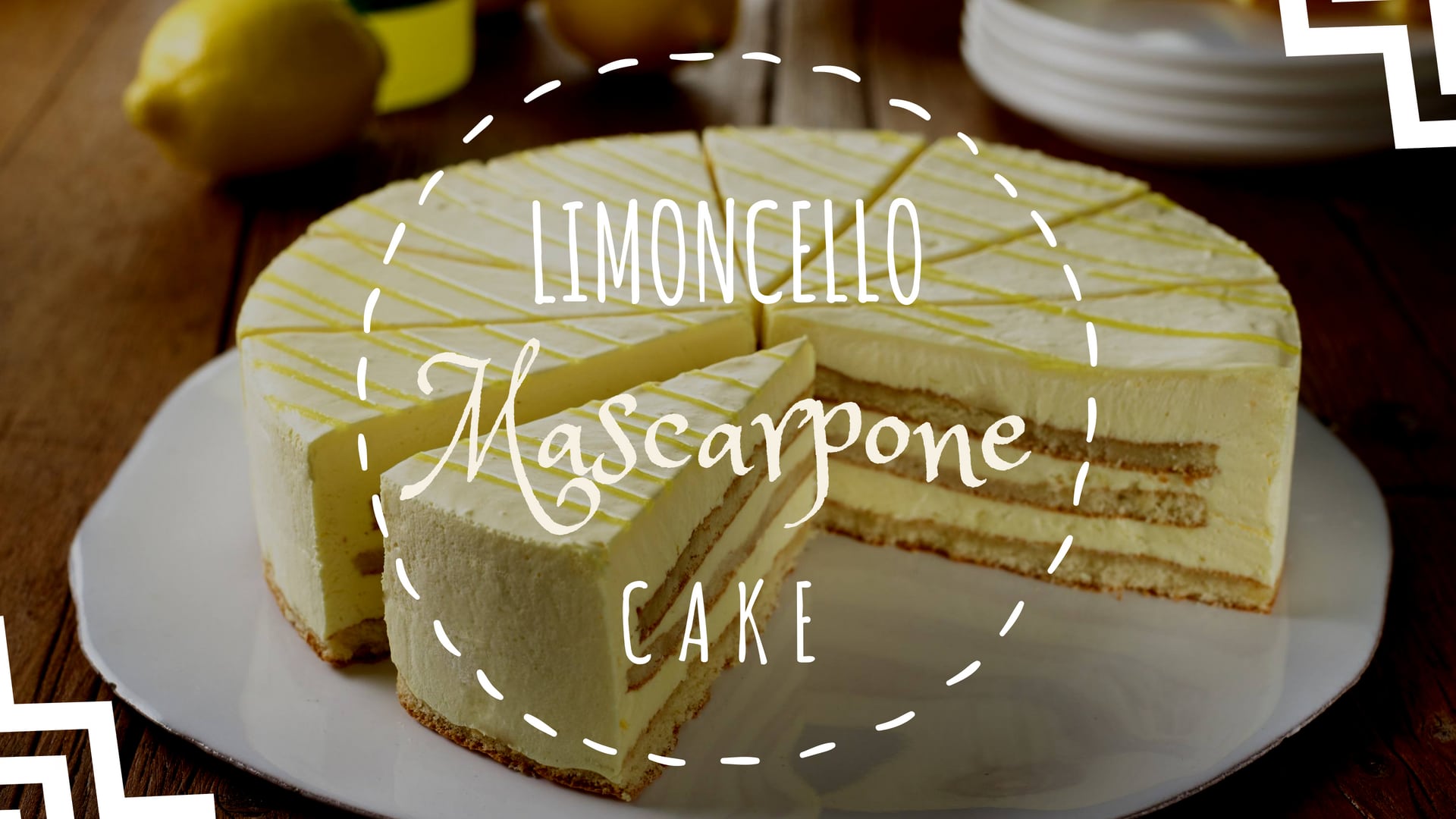 Lemon Berry Mascarpone Cake (video) - Tatyanas Everyday Food